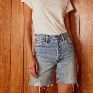 Denim Forum The Nina Mid Thigh Short Sz 25